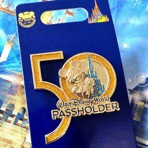 Walt Disney World 50th Anniversary Passholder Pin